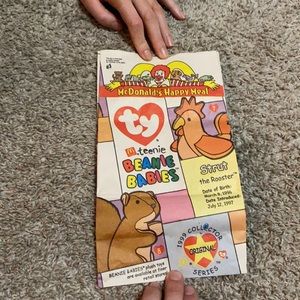 McDonald’s Beanie baby Happy Meal Bag